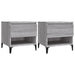 Side Tables 2 Pcs Grey Sonoma 50x46x50 Cm Engineered Wood