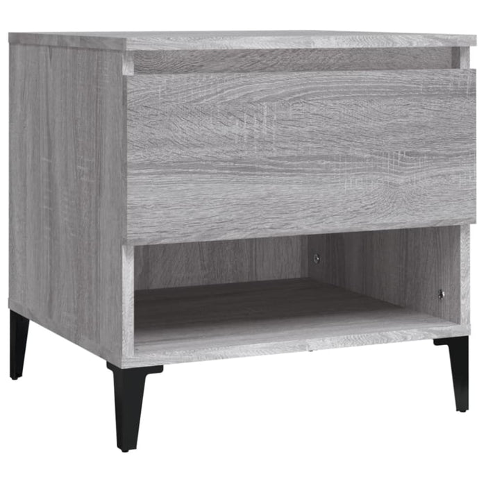 Side Tables 2 Pcs Grey Sonoma 50x46x50 Cm Engineered Wood