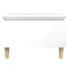 Side Tables 2 Pcs High Gloss White 50x46x35 Cm Engineered