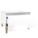 Side Tables 2 Pcs High Gloss White 50x46x35 Cm Engineered