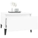 Side Tables 2 Pcs High Gloss White 50x46x35 Cm Engineered