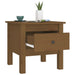 Side Tables 2 Pcs Honey Brown 40x40x39 Cm Solid Wood Pine