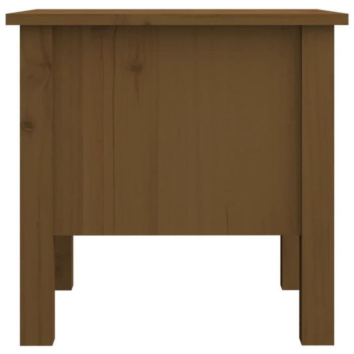 Side Tables 2 Pcs Honey Brown 40x40x39 Cm Solid Wood Pine
