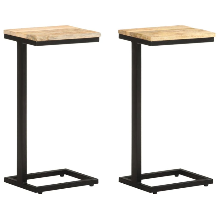 Nz Local Stock-side Tables 2 Pcs 31.5x24.5x64.5 Cm Rough