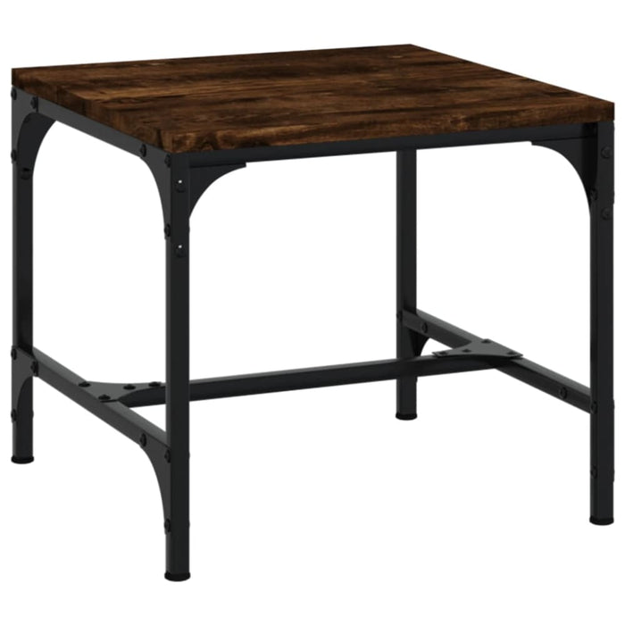 Side Tables 2 Pcs Smoked Oak 40x40x35 Cm Engineered Wood