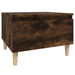 Side Tables 2 Pcs Smoked Oak 50x46x35 Cm Engineered Wood