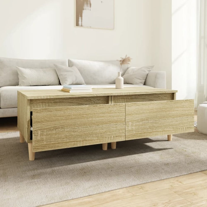 Side Tables 2 Pcs Sonoma Oak 50x46x35 Cm Engineered Wood