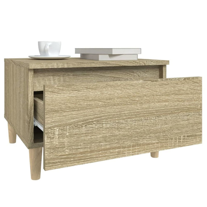 Side Tables 2 Pcs Sonoma Oak 50x46x35 Cm Engineered Wood