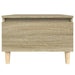 Side Tables 2 Pcs Sonoma Oak 50x46x35 Cm Engineered Wood