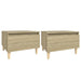 Side Tables 2 Pcs Sonoma Oak 50x46x35 Cm Engineered Wood
