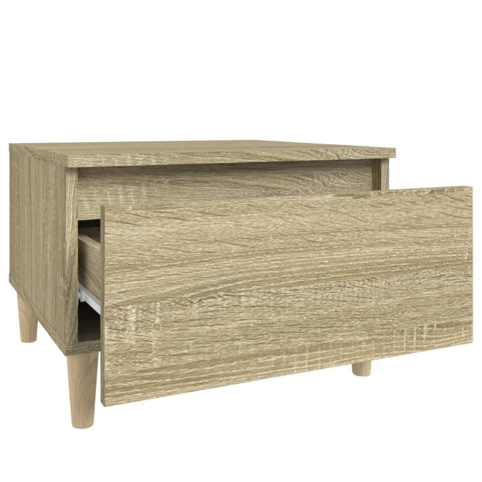 Side Tables 2 Pcs Sonoma Oak 50x46x35 Cm Engineered Wood