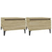 Side Tables 2 Pcs Sonoma Oak 50x46x35 Cm Engineered Wood