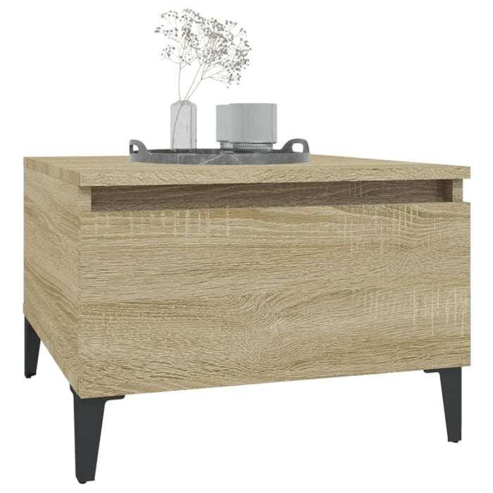 Side Tables 2 Pcs Sonoma Oak 50x46x35 Cm Engineered Wood