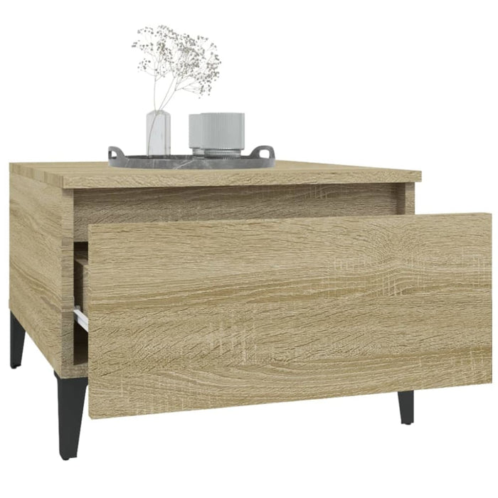 Side Tables 2 Pcs Sonoma Oak 50x46x35 Cm Engineered Wood
