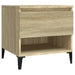 Side Tables 2 Pcs Sonoma Oak 50x46x50 Cm Engineered Wood