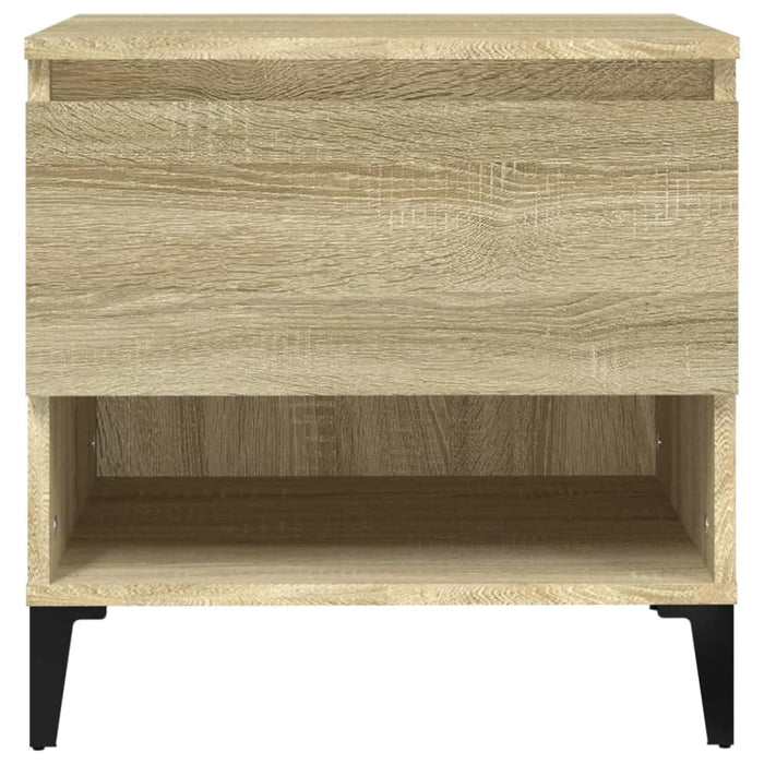 Side Tables 2 Pcs Sonoma Oak 50x46x50 Cm Engineered Wood