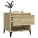 Side Tables 2 Pcs Sonoma Oak 50x46x50 Cm Engineered Wood