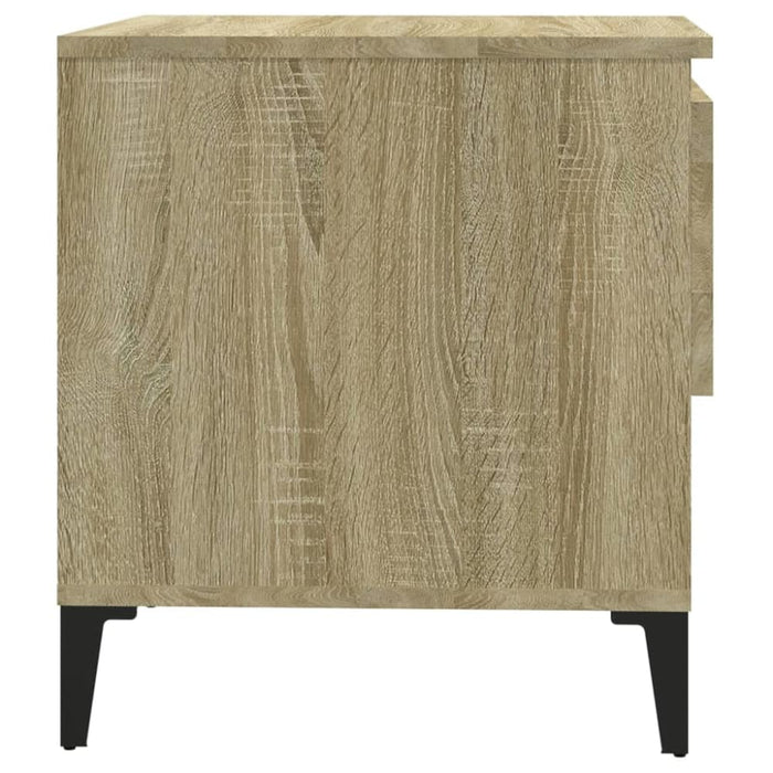 Side Tables 2 Pcs Sonoma Oak 50x46x50 Cm Engineered Wood