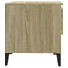 Side Tables 2 Pcs Sonoma Oak 50x46x50 Cm Engineered Wood