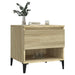 Side Tables 2 Pcs Sonoma Oak 50x46x50 Cm Engineered Wood