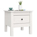 Side Tables 2 Pcs White 40x40x39 Cm Solid Wood Pine Notini
