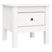 Side Tables 2 Pcs White 40x40x39 Cm Solid Wood Pine Notini