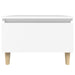 Side Tables 2 Pcs White 50x46x35 Cm Engineered Wood Nokpbo