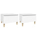 Side Tables 2 Pcs White 50x46x35 Cm Engineered Wood Nokpbo