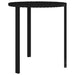 Side Tables 3 Pcs Black Poly Rattan Toktnl