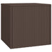 Side Tables 3 Pcs Brown Poly Rattan Toktni