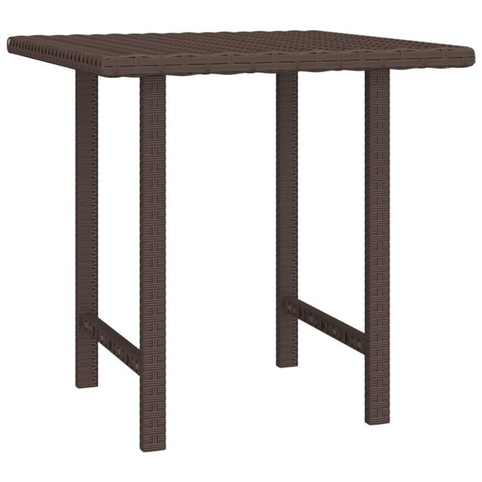Side Tables 3 Pcs Brown Poly Rattan Toktni