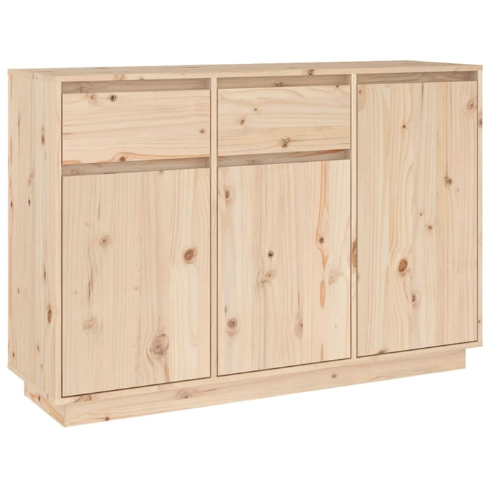 Sideboard 110x34x75 Cm Solid Wood Pine Noatxk