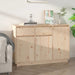 Sideboard 110x34x75 Cm Solid Wood Pine Noatxk