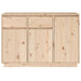 Sideboard 110x34x75 Cm Solid Wood Pine Noatxk