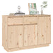 Sideboard 110x34x75 Cm Solid Wood Pine Noatxk