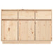 Sideboard 110x34x75 Cm Solid Wood Pine Notnoa