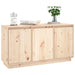 Sideboard 111x34x60 Cm Solid Wood Pine Notnbk