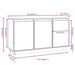 Sideboard 111x34x60 Cm Solid Wood Pine Notnbk