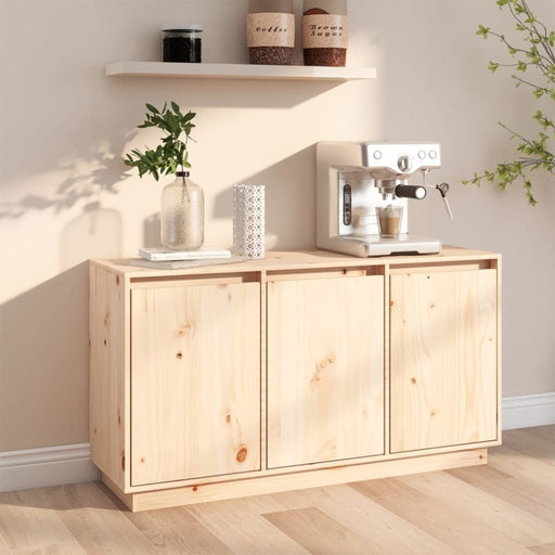 Sideboard 111x34x60 Cm Solid Wood Pine Notnbk