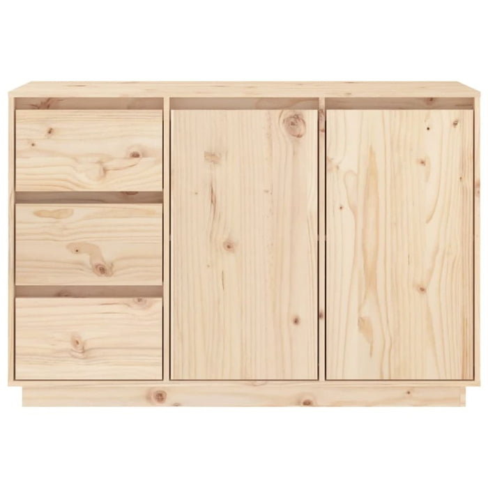 Sideboard 111x34x75 Cm Solid Wood Pine Notnba