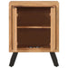 Sideboard With 2 Doors 55x36x72 Cm Solid Wood Acacia Tpxblo