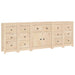 Sideboard 230x35x80 Cm Solid Wood Pine Tooabnk
