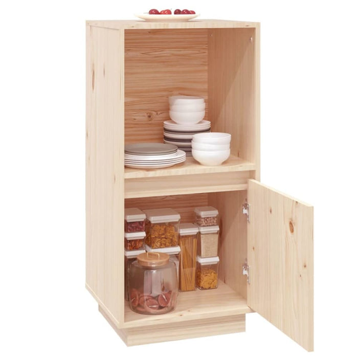 Sideboard 38x35x80 Cm Solid Wood Pine Noataa