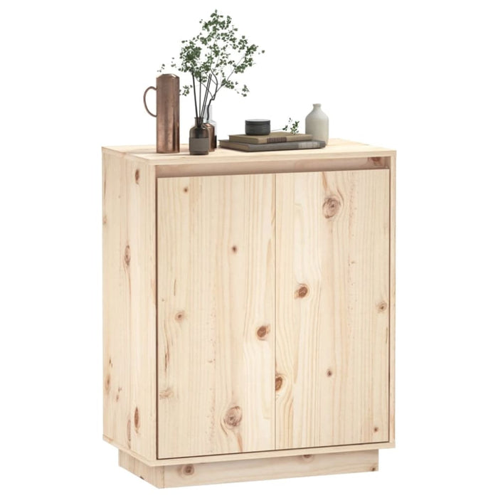 Sideboard 60x34x75 Cm Solid Wood Pine Nottap