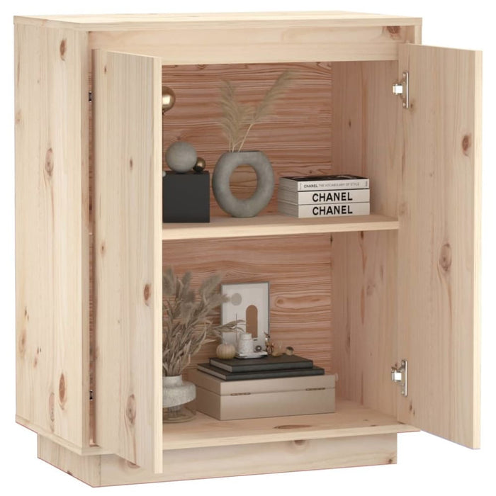 Sideboard 60x34x75 Cm Solid Wood Pine Nottap