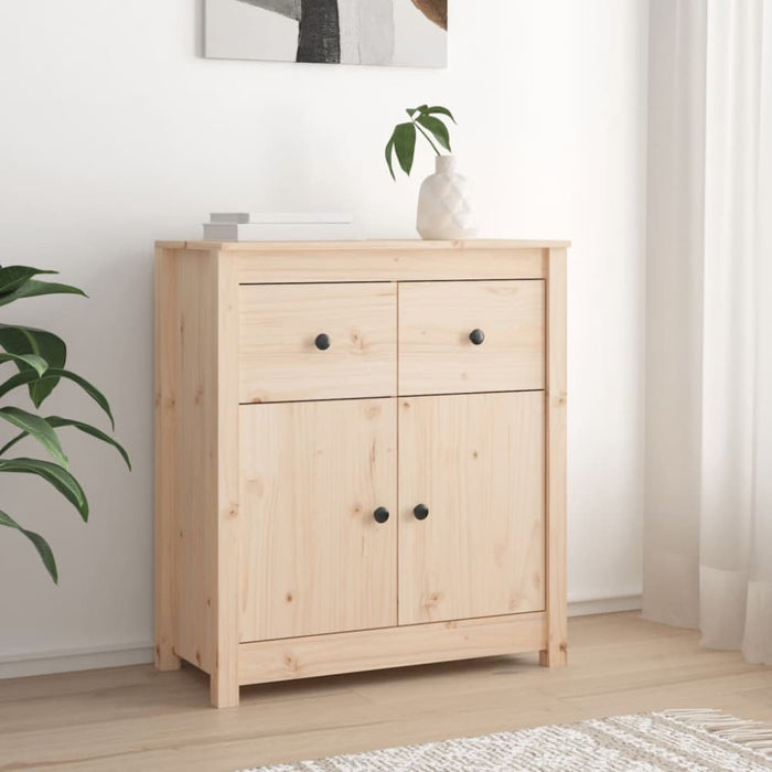 Sideboard 70x35x80 Cm Solid Wood Pine Notiak