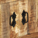Sideboard 80x30x65 Cm Solid Rough Wood Mango Tpolnk