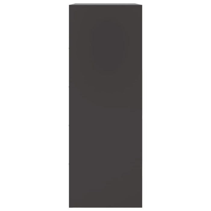 Sideboard Black 67x39x107 Cm Steel Naolli