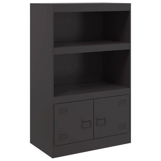Sideboard Black 67x39x107 Cm Steel Naolli