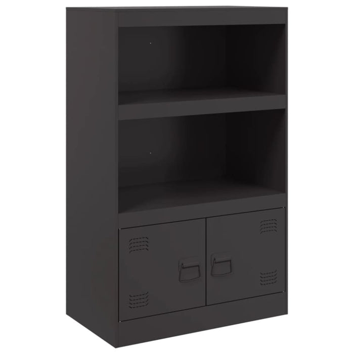 Sideboard Black 67x39x107 Cm Steel Naolli